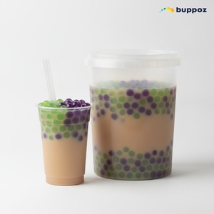 Boisson au thé Oolong Pomme Raisin avec perles de tapioca éclatantes 335ml – Halal pour les salons de thé et les magasins de Bubble Tea – OEM - Product Image 5