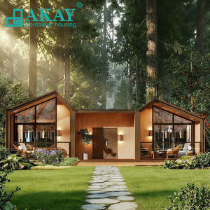 <span class=keywords><strong>Casa</strong></span> Triangular de Lujo de 40 pies, 2 Dormitorios, Villa Prefabricada de Techo Alto, Casas Modulares Prefabricadas Personalizadas para Hoteles - Product Image 1