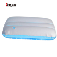 Deux côtés été hiver utiliser Gel de refroidissement voyage Camping cou oreiller extérieur doux auto-gonflable oreiller gonflable camping oreiller