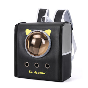 Sac à dos pour chat Sandy Snow, grande capacité, respirant, design capsule spatiale pour chats - Product Image 1