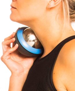 80 मिमी स्टेनलेस स्टील बर्फ रोलर बोला पिजाट फाइसिओटेरापी ट्रिगर बिंदु रिलीज एक्यूप्रेशर गर्म ठंडा चिकित्सा मालिश रोलर बॉल - Product Image 3