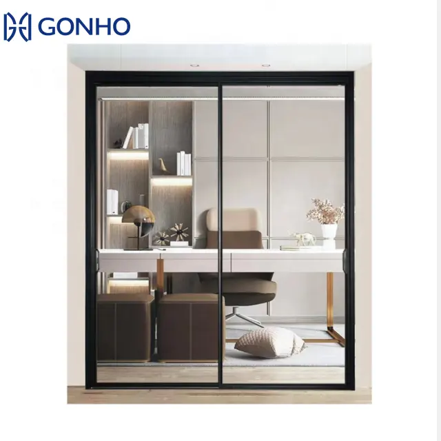 GONHO European Style Standard hochwertige Schubladen und Schiebetür Scharnier tür Metall-Schiebetür in Sonder größe