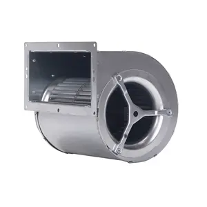 Blower Udara Sentrifugal Kecil Input 146Mm 220VAC EC Inlet Ganda Sunyi untuk Dapur