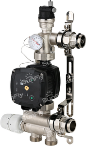 Sistema de mezcla de latón para calefacción y suministro de agua caliente, colector, sistema de calefacción de <span class=keywords><strong>suelo</strong></span>, válvula de mezcla - Product Image 2