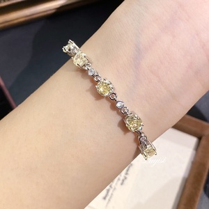 Nuovo Bracciale da Donna con Rubino Taglio Rosa Milenario e Motivo Floreale Ottagonale, Moda Lusso Leggero con Incastonature in Ferro, Anniversario - Product Image 6