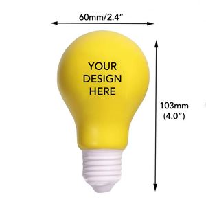 Juguete Antiestrés con Forma de Bombilla, de Espuma PU Suave, con Logotipo Personalizado, Idea Brillante para Eventos Promocionales de Empresas - Product Image 3