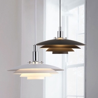 Lampe suspendue moderne au design nordique Lampe suspendue en métal pour table à manger pour restaurant bar salon Nouveau Drop Light Middle