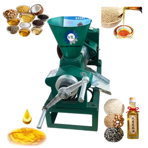 Energy-Saving Mini Expeller Screw Oil Making Machine Semi Automatic Stainless Steel Contact Parts - Product Image 1
