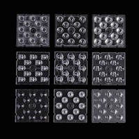 Lentille LED optique PC SMD 3030 50x50mm pour éclairage public LED