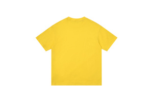 Camiseta Básica Blanca de Algodón Pesado con Efecto Rejuvenecedor para <span class=keywords><strong>Hombre</strong></span> y Mujer, Cuello Holgado, Manga Corta, 100% Algodón Tejido - Product Image 3