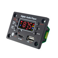Carte décodeur MP3 5V 12V Kit de voiture WMA BT 5.0 sans fil MP3 lecteur de voiture USB TF Module d'enregistrement de carte pour haut-parleur mains libres