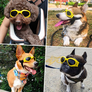 Toptan Pet gözlük köpek gözlük göz UV koruma rüzgar geçirmez motosiklet köpek güneş gözlüğü için orta küçük köpekler kediler için - Product Image 4