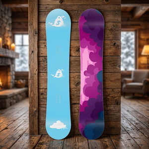 Snowboard Invernale Resistente per Tutti i Terreni, Design Blu e Viola per Snowboard - Product Image 3