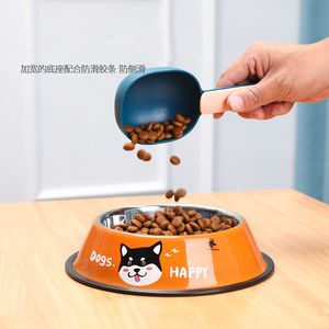 Ciotola per Animali Domestici in Acciaio Inox Arrotondata, Ecologica e Resistente, Antiscivolo, per Cibo e Acqua, 6 Misure, Danny <span class=keywords><strong>Pet</strong></span> LC-122, per Viaggi e Attività all'Aperto - Product Image 4