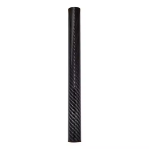 Tube en fibre de carbone noir léger de haute qualité pour équipement de sport de gouvernail de mât - Product Image 5