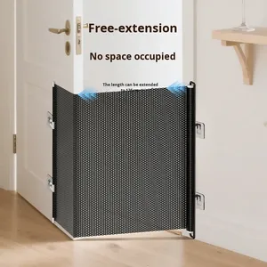 Puerta de Seguridad Retráctil Ecológica para Mascotas, Anti-<span class=keywords><strong>Escape</strong></span> de Perros y Gatos, Red de Aislamiento para Escaleras y Pasillos, Barrera de Plástico Sólido Anti-Salto - Product Image 3