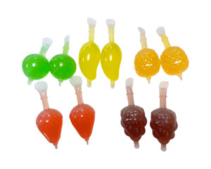 Aigre-sucré dans la gelée et le type de pouding aux fruits en plastique Saveurs assorties Éclaboussures de fruits - Product Image 4
