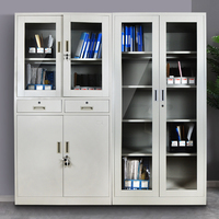 Meubles de bureau en acier de haute qualité au design moderne, armoire à classeurs métallique convertible pour usage domestique ou professionnel