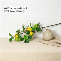 Branche de pomme artificielle de 90 cm, vente en gros, tige de pomme artificielle personnalisée pour la décoration florale de la maison, du vase et des mariages