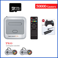 Retro WiFi Super Console X Pro 4K HD TV Consolas de videojuegos para PS1/PSP/N64/DC con más de 50000 juegos con controladores inalámbricos de 2,4G
