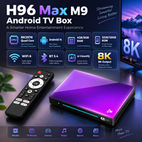 Nouvelle Box TV Intelligente H96 Max RK3576 Android 14 AI 8K Octa Core Lecteur Multimédia 5G 4 Go 16 Go de Stockage pour Utilisation en Magasin (UK/EU)