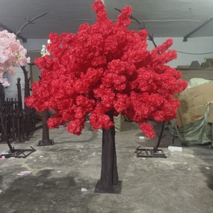 <span class=keywords><strong>Albero</strong></span> di ciliegio rosso artificiale da 150 cm (5 piedi) per decorazioni di matrimoni e feste, centrotavola decorativo. - Product Image 2