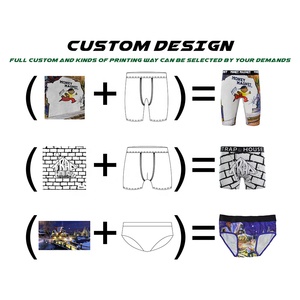 2025 Boxer da <span class=keywords><strong>Uomo</strong></span> Personalizzati con Logo, in Cotone con Tasca e Doppio Scomparto, Stampa Personalizzata, MOQ Ridotto - Product Image 2