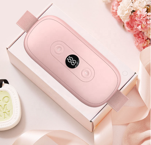 Inteligente Recarregável <span class=keywords><strong>Menstrual</strong></span> Aquecimento Pad Belt Vibration Relief Corpo Personalizado para Cãibras das Mulheres Alvo Cintura Alívio - Product Image 3