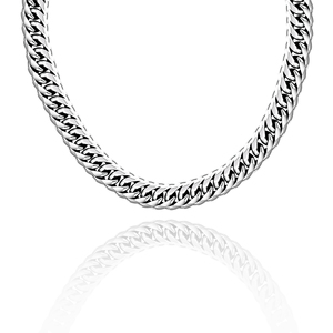 Новинка, лидер продаж, высокое качество, 13 мм, хип-хоп, панк-ожерелье, ювелирные изделия для мужчин и женщин, нержавеющая титановая сталь, кубинская цепь - Product Image 6