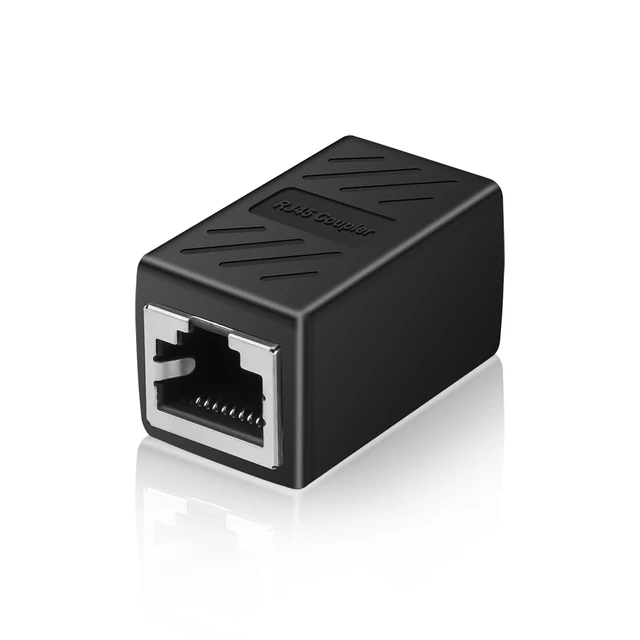Ethernet Cable Extender RJ45 Adapter Cat 5 Cat 6 Cat 6a Coupler Extender Connector Ethernet Coupler RJ45 Female to RJ45 Female