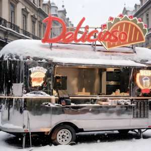 Food Truck Peruano de Pollo <span class=keywords><strong>a</strong></span> <span class=keywords><strong>la</strong></span> <span class=keywords><strong>Brasa</strong></span> con Hornos de Asador y Estación de Fritura Chaufa para Pollo Asado y Arroz Frito - Product Image 5