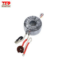 Transformateur toroïdal monophasé compact abaisseur de tension 400VA 230V vers 12V de type encastré pour système d'énergie renouvelable