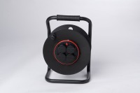 Tambour IP44 4 X prises extérieures en caoutchouc de Contact de mise à la terre enrouleur de câble d'extension de camping fixe central ANTI-TWIST