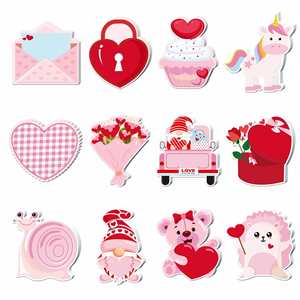 Valentine's Day Sticky Notes High Stickiness High Quality Office Learning Memo <b>Pad</b> Enterprise Customized LOGO Business Gifts - Product Image 1