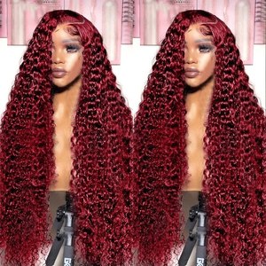Perruques sans colle à enfiler, <span class=keywords><strong>cheveux</strong></span> humains, <span class=keywords><strong>cheveux</strong></span> cambodgiens bruts, perruques en dentelle HD sans colle, <span class=keywords><strong>cheveux</strong></span> vierges 99J, perruque en dentelle frontale 13x4 - Product Image 1