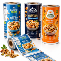 Film d'emballage imprimé sur mesure, film d'emballage alimentaire flexible pour les collations, les granola, les céréales, les flocons d'avoine et l'emballage automatique