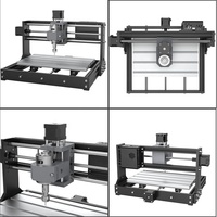 ActionLasers Kit de Router CNC 3018-PRO de 3 Ejes con Control GRBL, Máquina Automática de Fresado y Grabado para Plástico y Madera