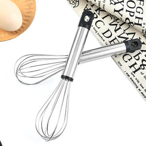 อุปกรณ์ครัวยอดนิยม อุปกรณ์อบขนม เครื่องมือครัว เครื่องตีไข่แบบมือถือขนาดเล็ก ที่ตีไข่แบบมือถือสแตนเลสสำหรับการอบ - Product Image 1