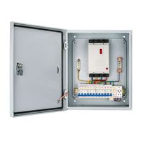 Boîtier de distribution d'énergie complet 220V 380V, armoire de commande d'éclairage de chantier étanche avec compteur