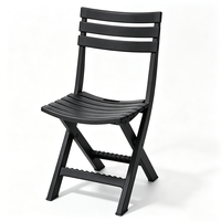 Ensemble table et chaises pliantes en plastique pour hôtel et restaurant, léger et pliable, pour terrasse extérieure