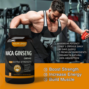 Capsules de Maca et de Ginseng Biologiques OEM ASAP, Compléments Alimentaires pour le Soutien Énergétique, Amélioration de l'Immunité, Capsules de Maca et de Ginseng - Product Image 4