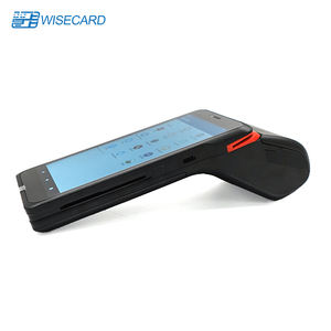 Wisecard All-in-One <span class=keywords><strong>POS</strong></span> T80 Thermo druck Biometrischer Finger abdruck 5,5-Zoll-Touchscreen MSR IC NFC Android Smart <span class=keywords><strong>POS</strong></span>-Terminal - Product Image 2