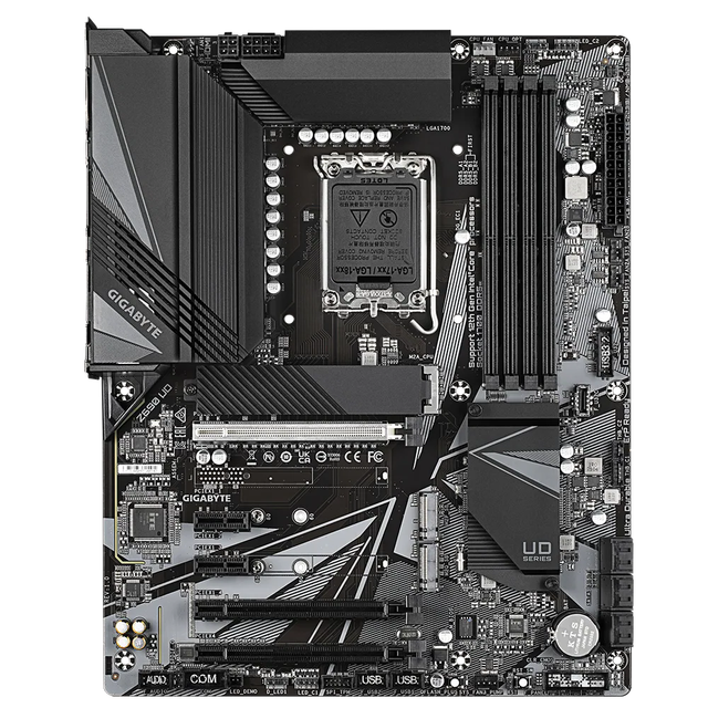 Original GIGABYTE Z690 UD Luxury GAMING Motherboard ATX LGA1700 12th Gen Intel CPU Four Channels SATA DDR5 192GB for Desktop