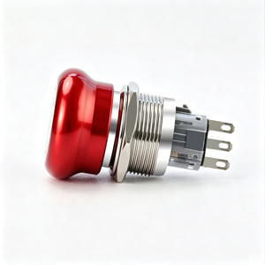 Interrupteur d'arrêt d'urgence à verrouillage métallique IP65 pour système d'évaporation et station de sécurité - Product Image 4