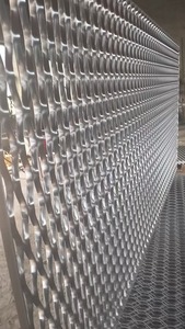 תקרה קישוט מקורה רשת אלומיניום צלחת רשת אלומיניום 304 316l רשת נירוסטה, צלחת פלדה חור בצורת יהלום מתח - Product Image 3