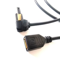 DP kablosu 1.8m altın kaplama 90 derece adaptör kablosu Video dönüştürücü TV bilgisayar dizüstü PC için HDTV bilgisayar projektör