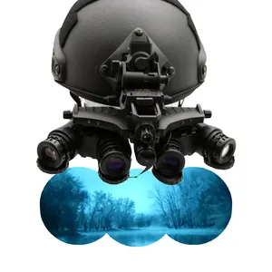 Headworn Helmet 2017 Pro NVD Impermeable Caza Four Eye Ground Panoramic Night Vision Goggles