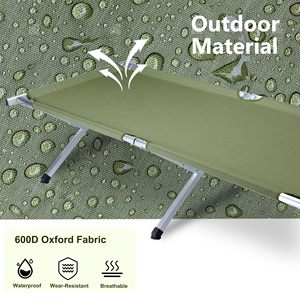 Tempat Tidur Lipat Portabel Ringan Tahan Air untuk Luar Ruangan, Cocok untuk Mendaki, Bepergian, Bersantai di Halaman, Berkemah, dan Tidur untuk Dewasa - Product Image 4