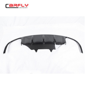 Diffuseur de lèvre arrière en fibre de carbone avec ailerons pour <span class=keywords><strong>Porsche</strong></span> Macan 2014-2018 - Product Image 2