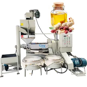 Máquina de filtro de aceite de cocina, tornillo de prensa en frío de extracción de aceite comestible de soja